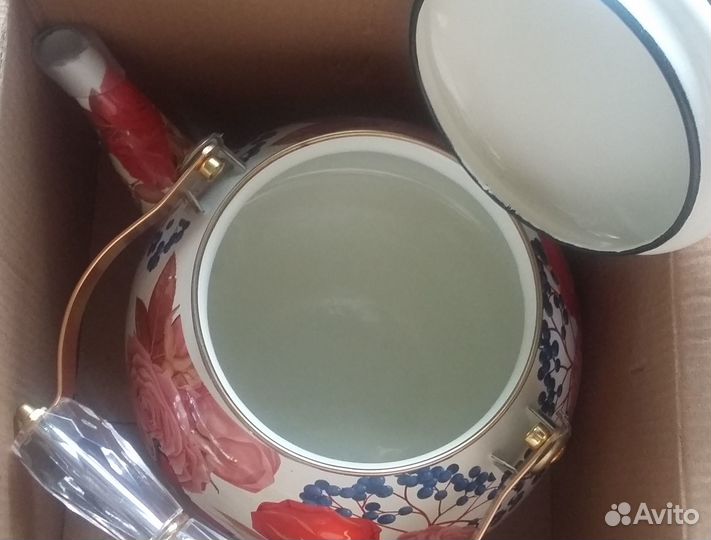 Чайник эмалированный