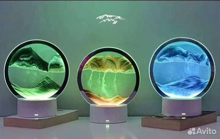 Светильник ночник живая 3D Картина Зыбучие пески