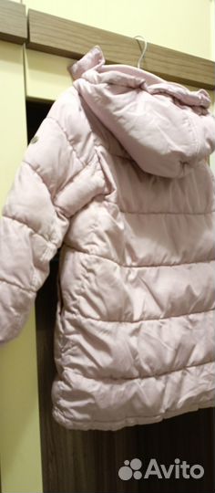 Пуховик для девочки 110
