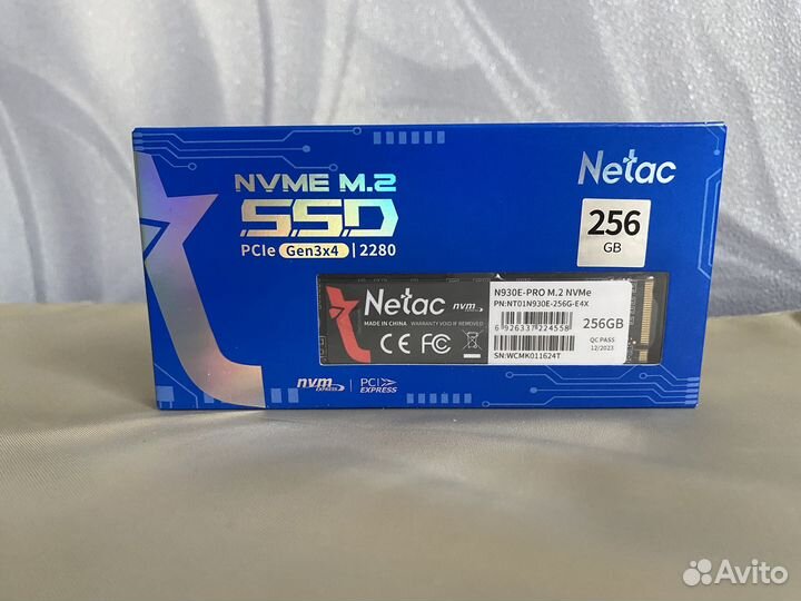 Ssd M.2 256gb Netacу N930E Pro