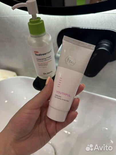 Пенка для умывания drjart +крем в подарок