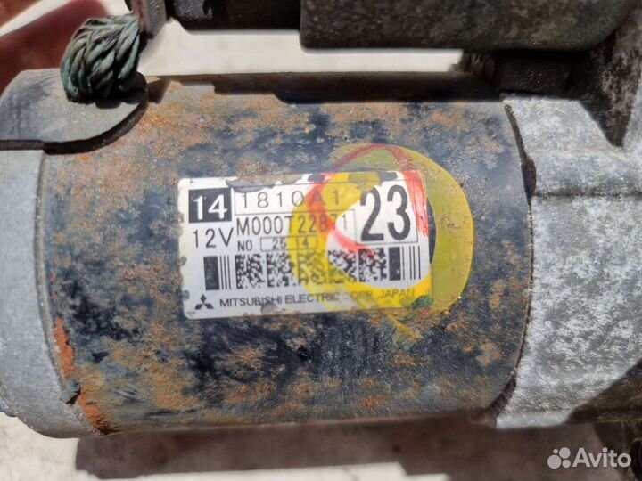 Стартер mitsubishi lancer10 outlander asx лансер10