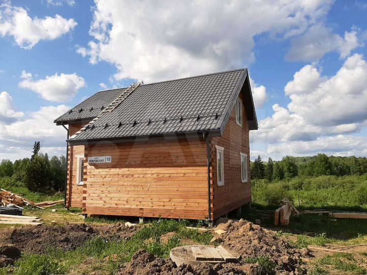 Дом 106 м² на участке 8 сот.