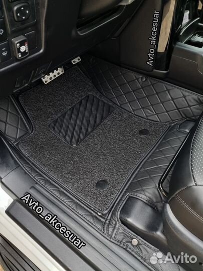 Чехлы Toyota LC150 LC120 - Rav4 Камри Черные Akc