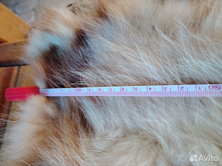 Меховая жилетка из лисы