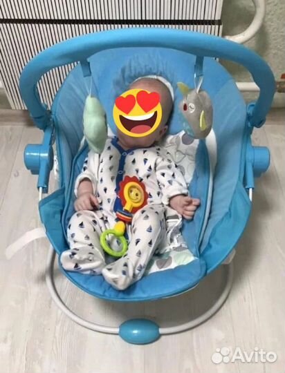 Детские качели шезлонг