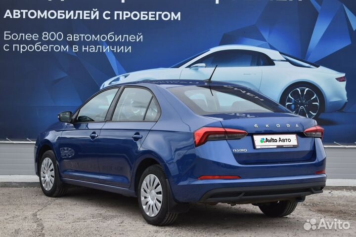 Skoda Rapid 1.6 AT, 2020, 73 417 км