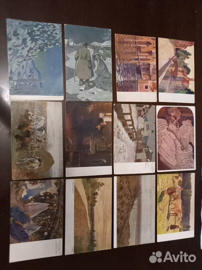 Открытки изд. Св. Евгении, красный крест. Живопись