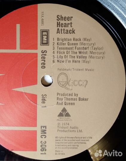 Виниловая пластинка Queen - Sheer heart attack