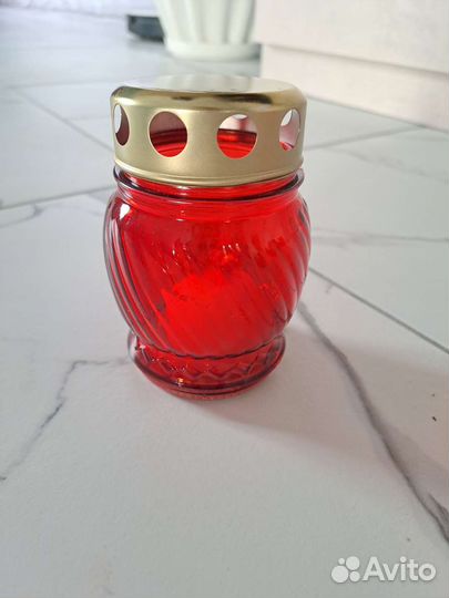 Лампада неугасимая стекло со сменным блоком