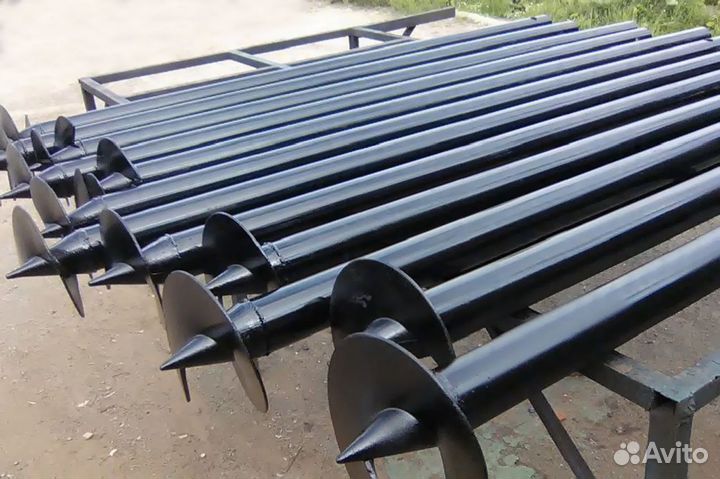 Винтовые сваи для дома