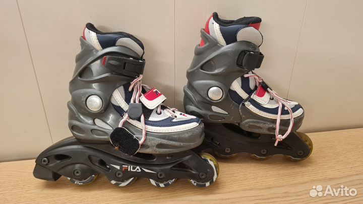 Роликовые коньки раздвижные Fila