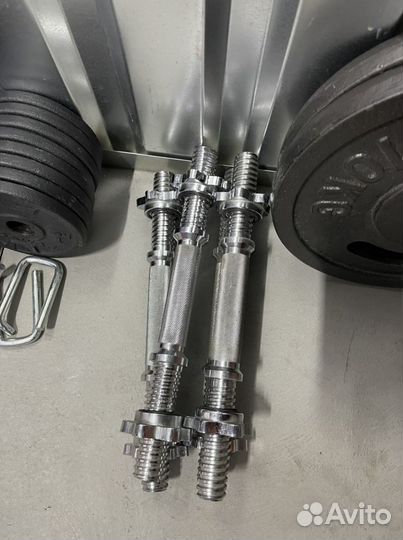 Блины для штанги/гантелей и стойки под штангу