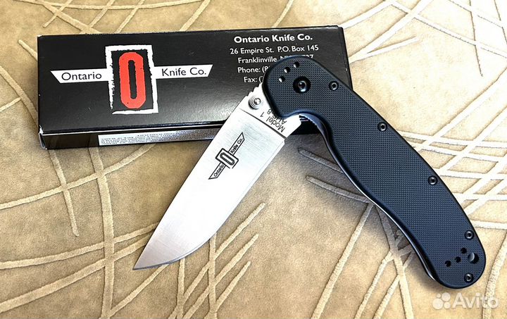 Нож складной Ontario Rat 1