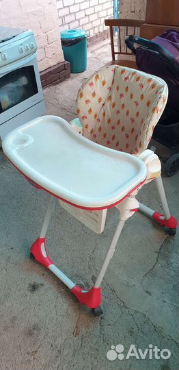 Стульчик для кормления chicco polly