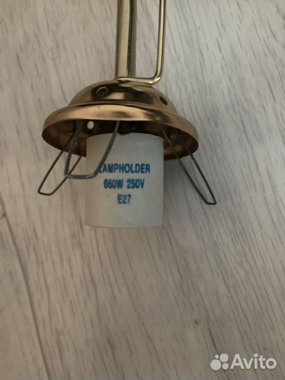 Люстра подвесная потолочная золотая 3 плафона