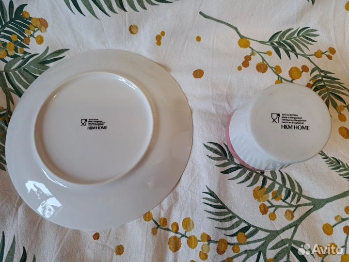Кружка и тарелка hm