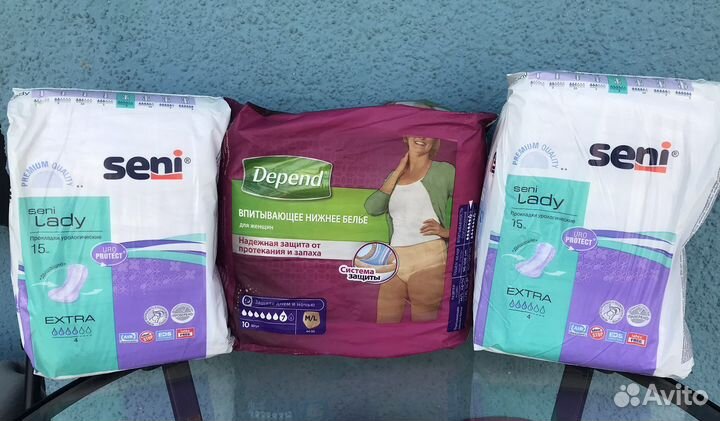 Прокладки урологические/трусы в роддом