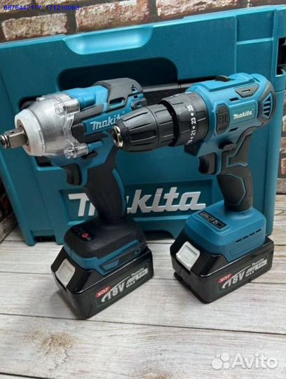 Набор Makita 2в1 Шуруповерт, гайковерт (Арт.60172)