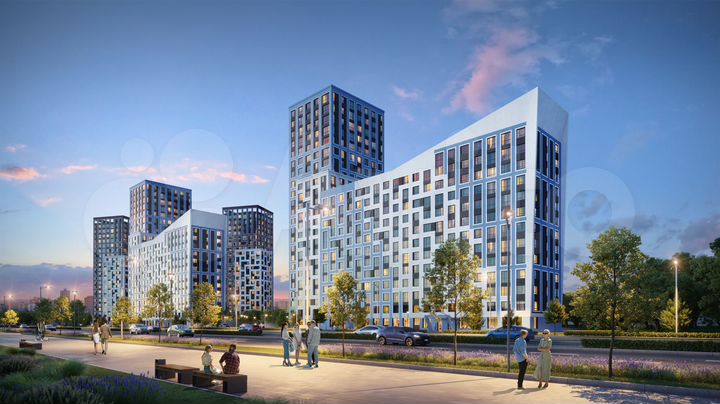 1-к. квартира, 33,2 м², 8/22 эт.