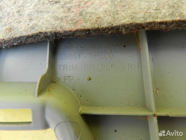 Накладка стойки правой задней Kia ProCeed ED 07-10