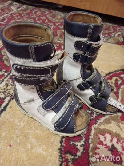 Ортопедические сандали высокий берц. Бесплатно