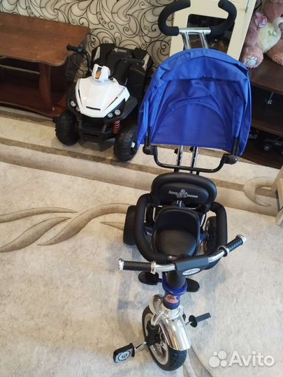 Детский велосипед с ручкой бу