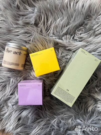 The act набор скрабов, баттер, бальзамы, масло