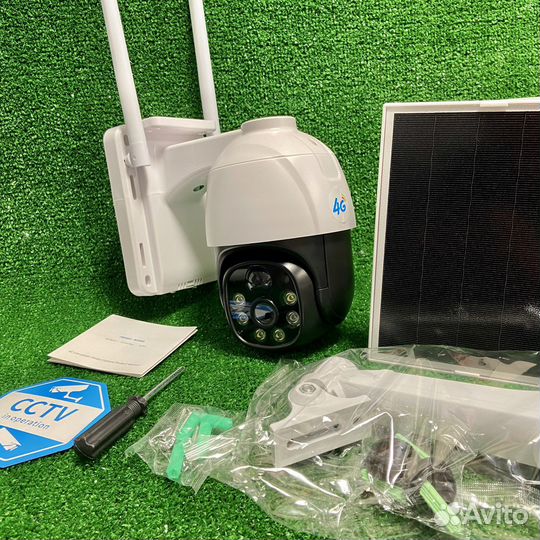 Камера видеонаблюдения 4G солнечная батарея