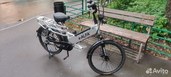Электровелосипед green city e alfa