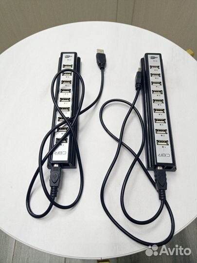 USB hub usb хаб на 10 портов картридер