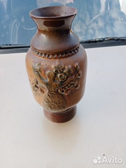 Декоративная бутылка и кувшин керамика