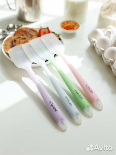 Лопатка силиконовая кухонная 27,5 см для блинов