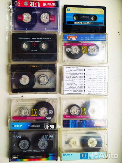 Аудиокассеты 10шт