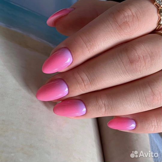 Маникюр, ручная роспись, наращивание ногтей