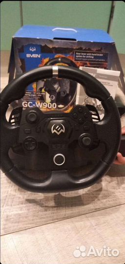 Игровой руль Sven GC-W900