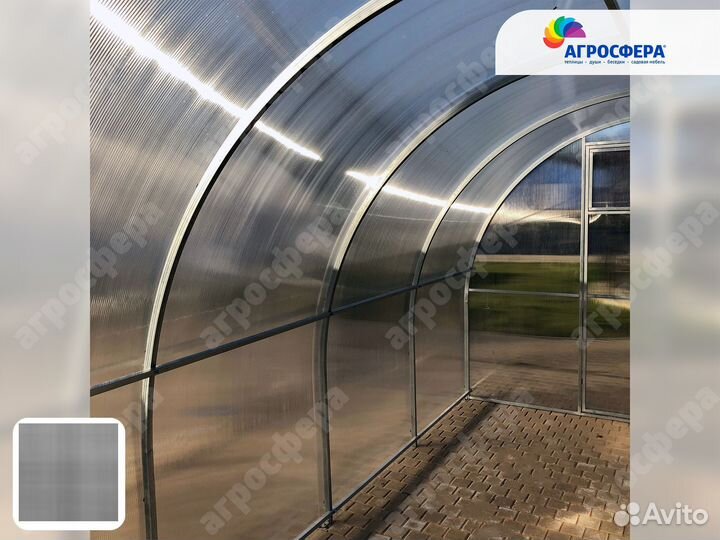 Теплица Оптима с поликарбонатом