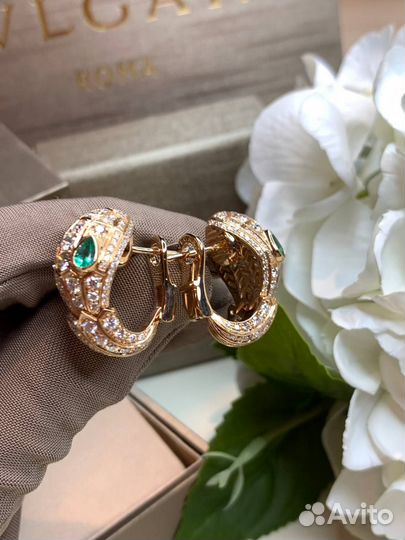 Bvlgari серьги serpenti seduttori