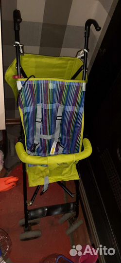 Коляска-трость прогулочная, лёгкая