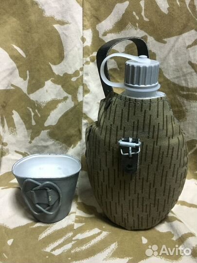 Фляга гдр Восточная Германия штрихтарн