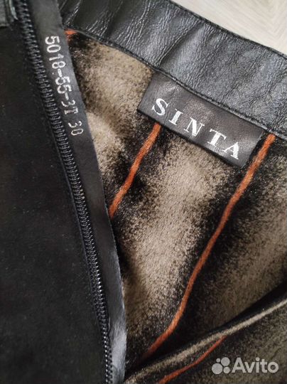 Сапоги натуральная замша 38