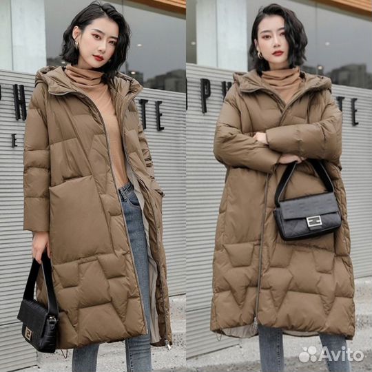 Суперский пуховик бохо новый