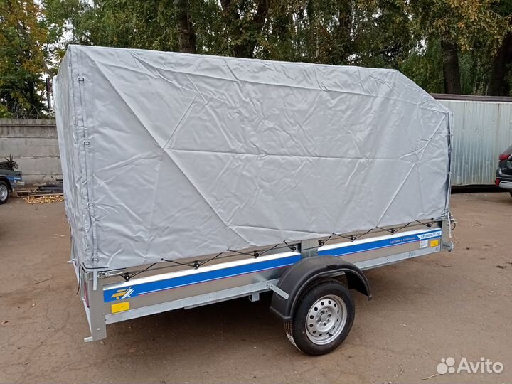 Прицеп Кремень31 3х1.5 с тентом 120 см