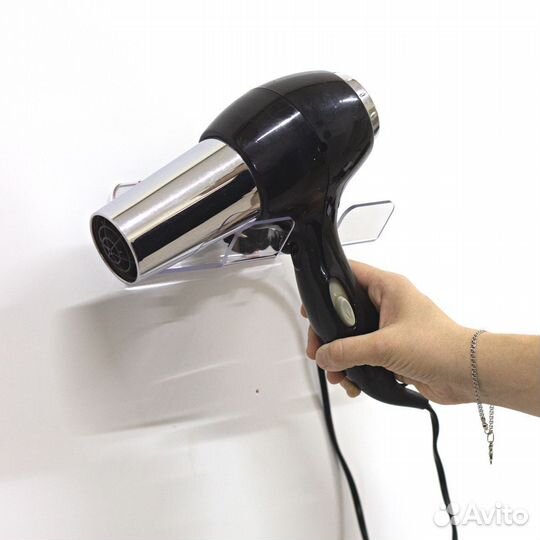 Держатель для фена настенный 160х90х60 мм самоклея