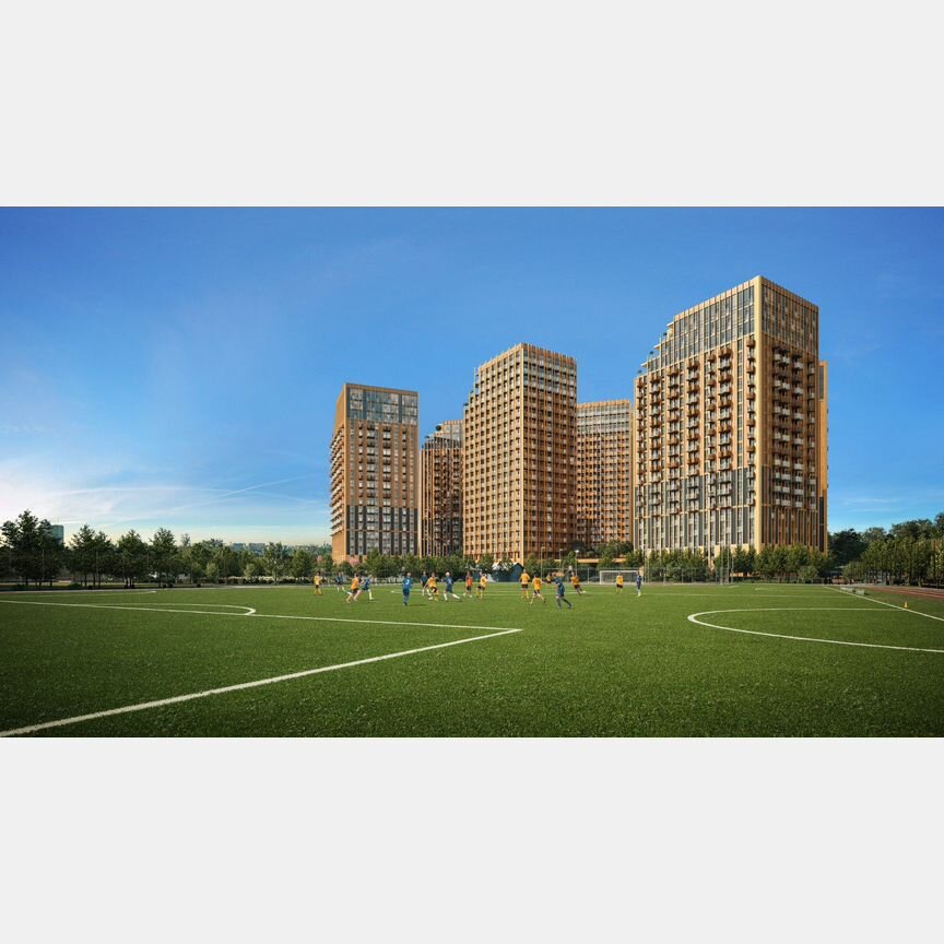 1-к. квартира, 34,2 м², 3/21 эт.