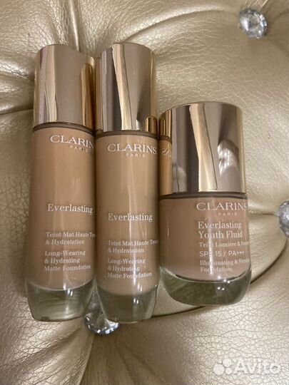 Clarins тональный крем everlasting