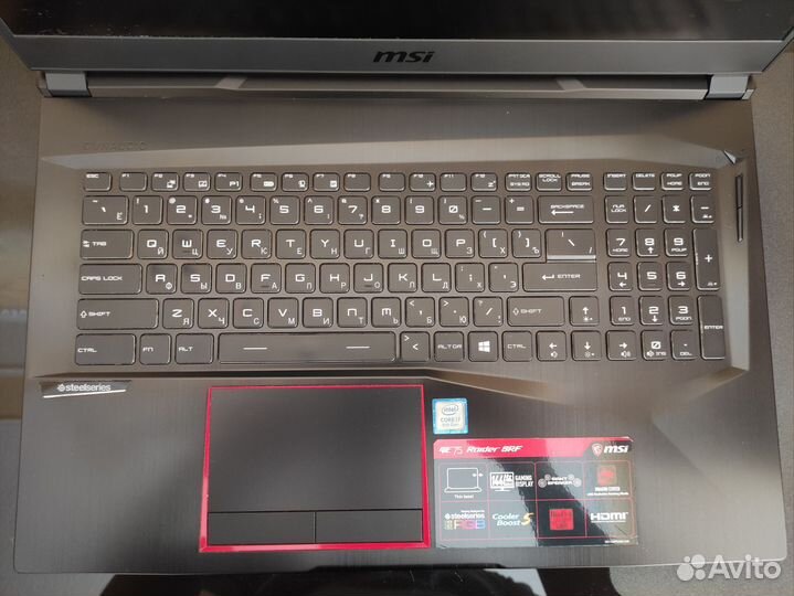 Продам игровой ноутбук MSI GE75 Raider 8RF