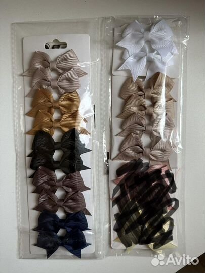 Заколки для волос (бантики)
