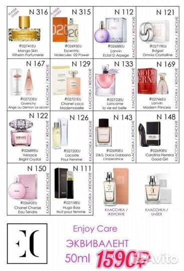 Духи Enjoy Care(Empireo) Чехия