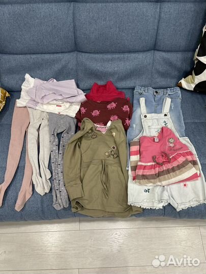 Вещи на девочку 98 пакетом